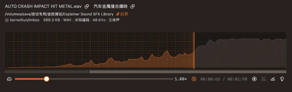 倒放预览
